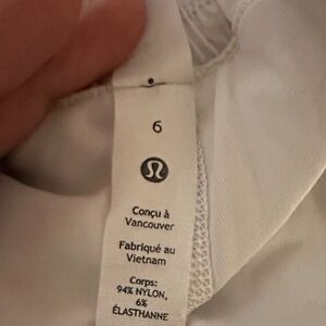 lululemon athletica White Mini Skirt